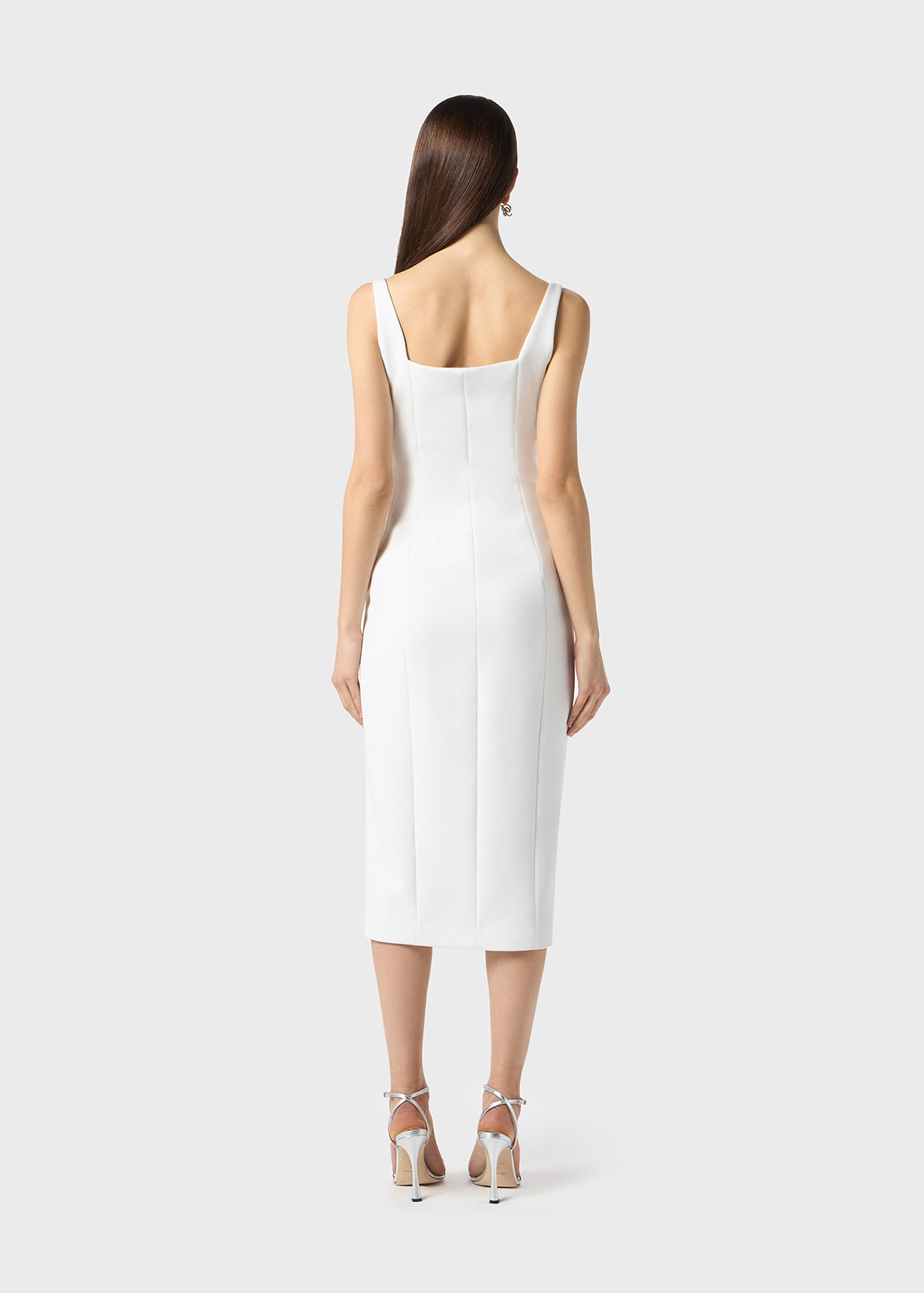 CADY DRESS WITH LASER-CUT EMBROIDERY - 4