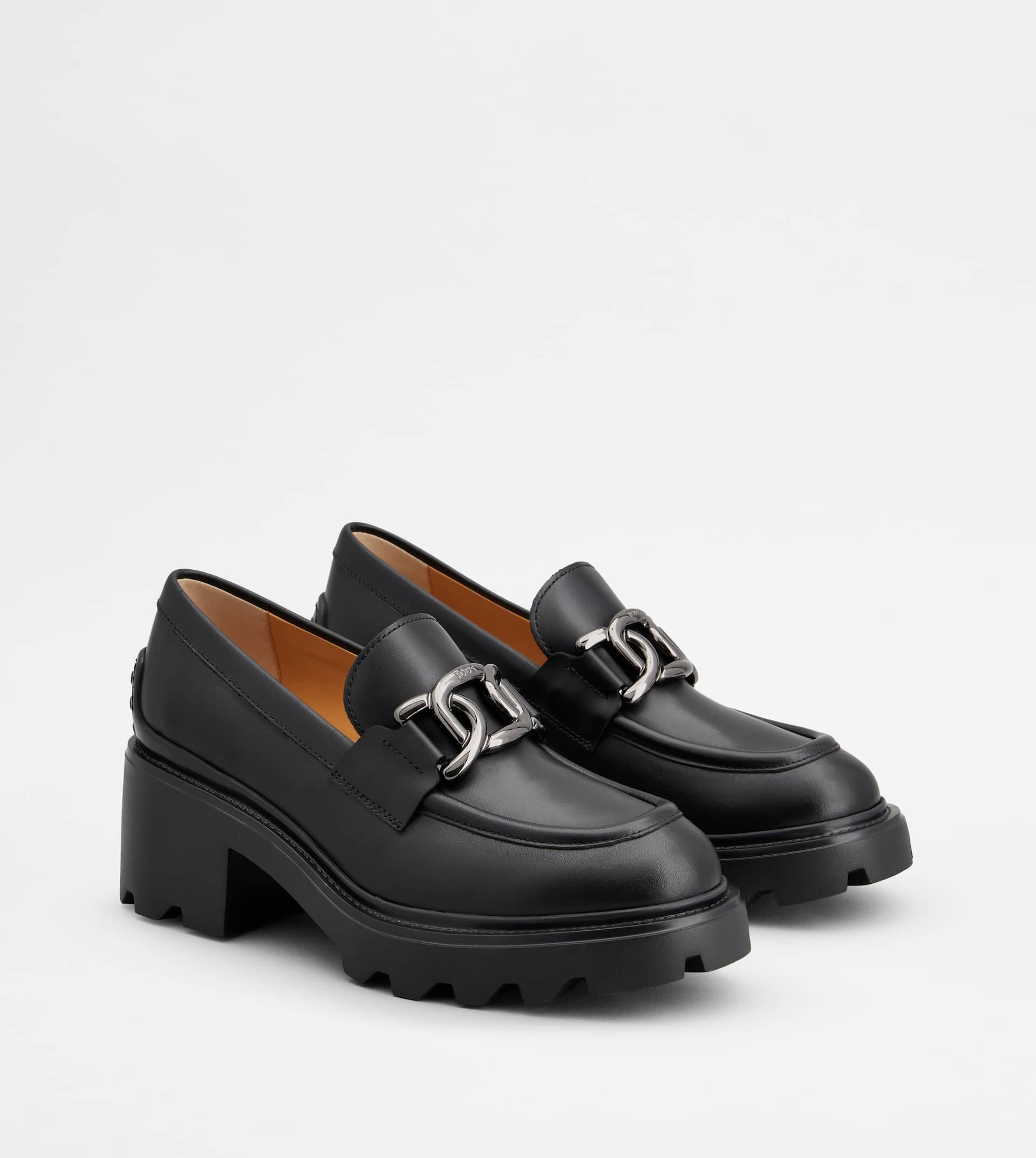 LOAFERS IN LEATHER - BLACK - 3