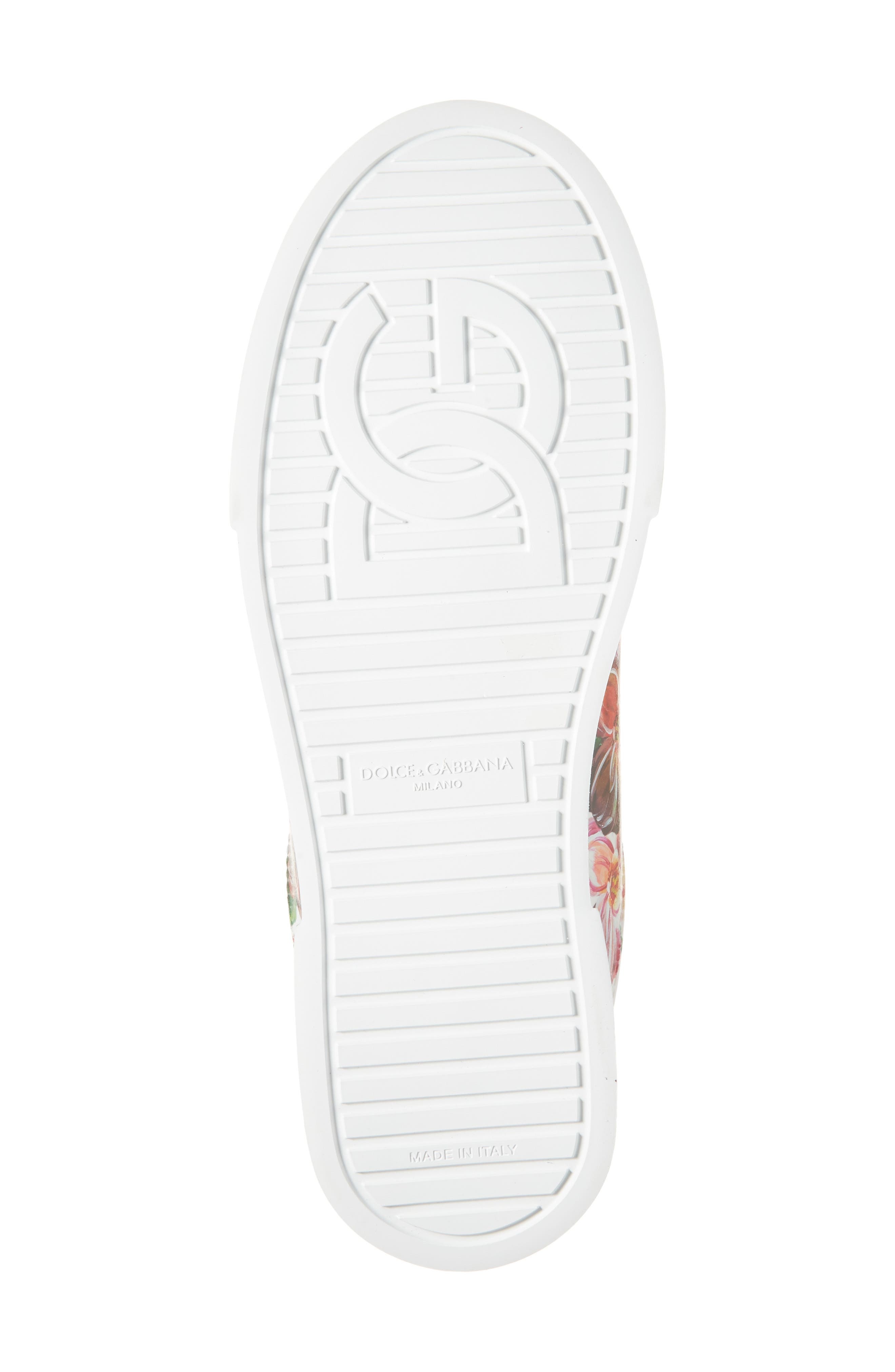 Dolce&Gabbana Portofino Lace-Up Sneaker in Ha5Pd Fondo Bianco at Nordstrom - 6