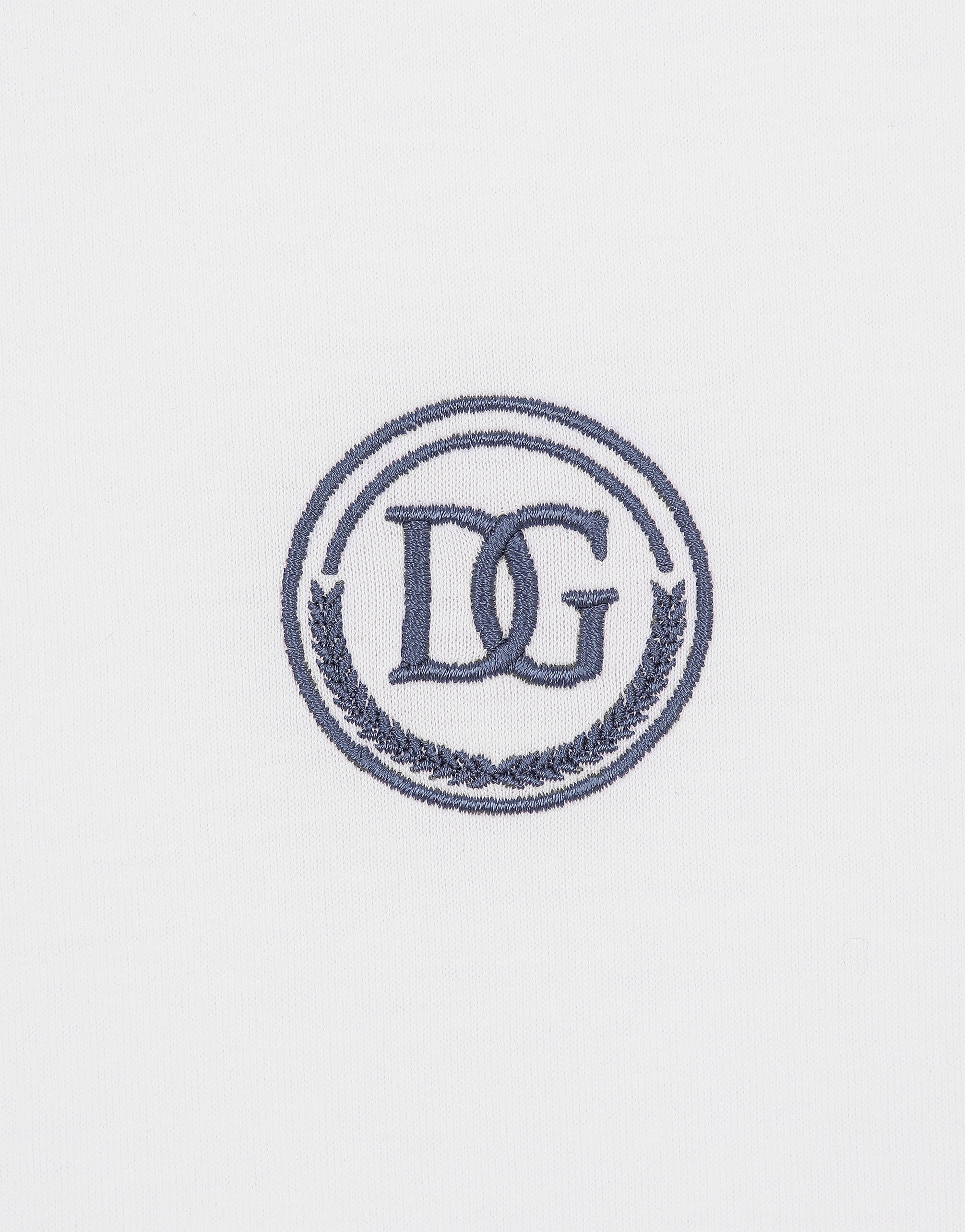 Short-sleeved T-shirt with DG embroidery - 4