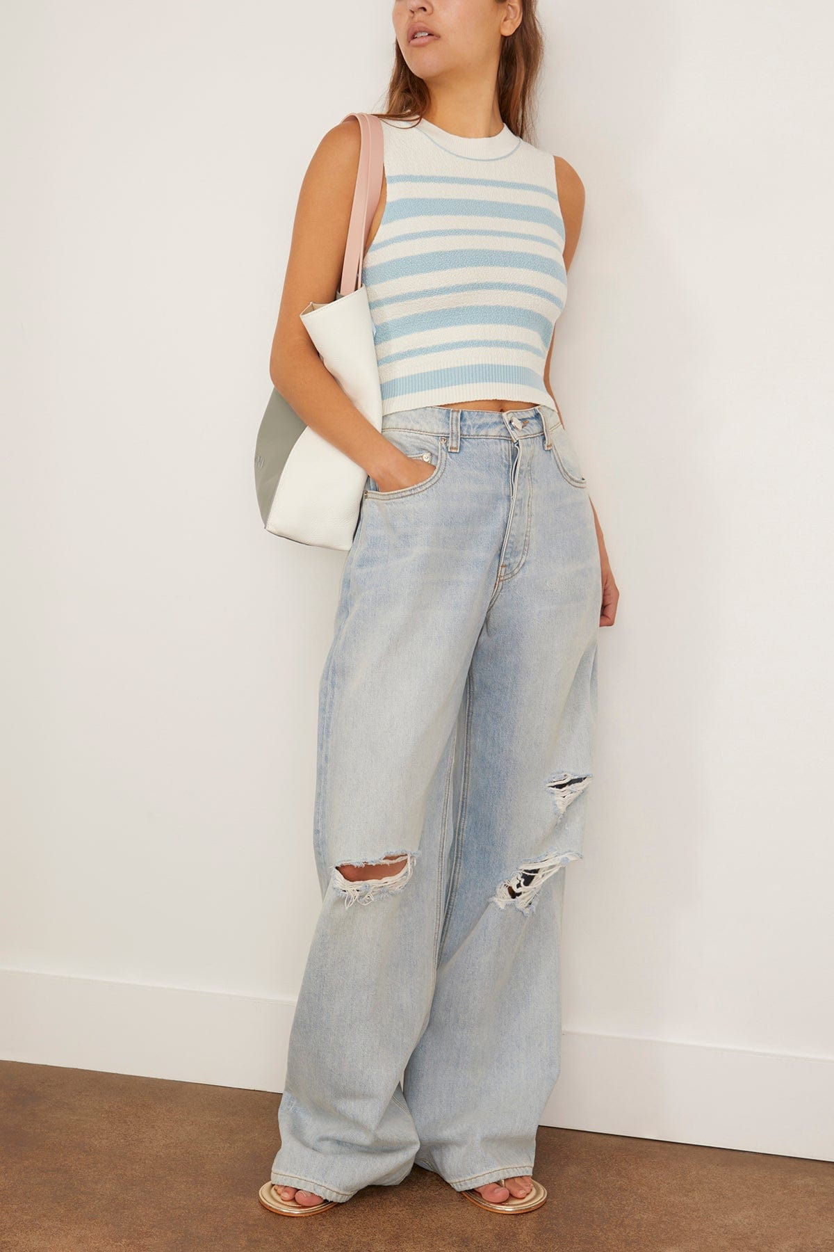 Tatyana Tank in Azure Sky Stripe - 2