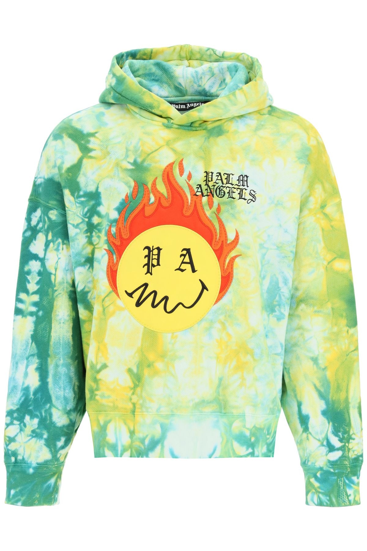 TIE-DYE BURNING HOODIE - 1