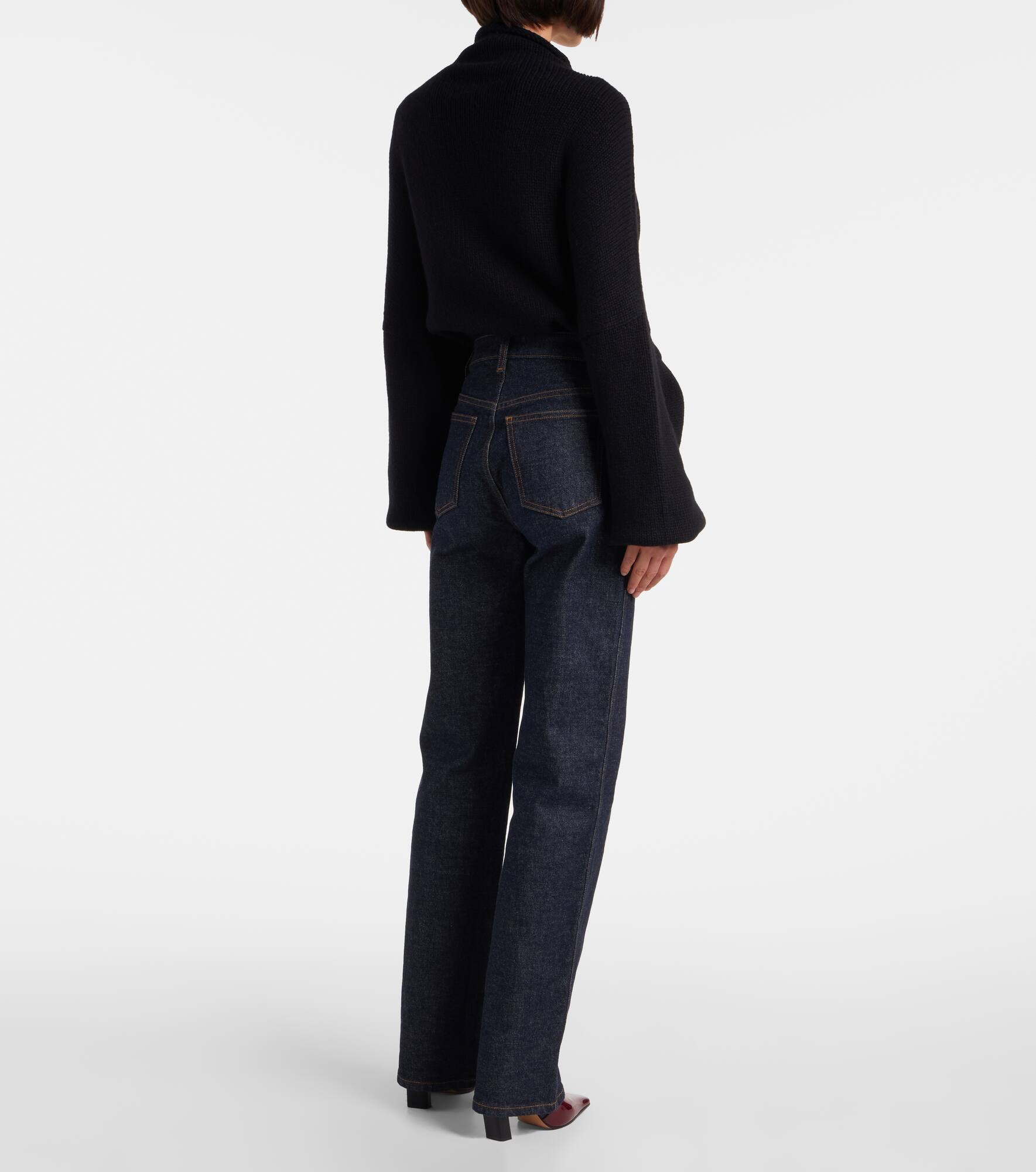 Danielle high-rise straight jeans - 3