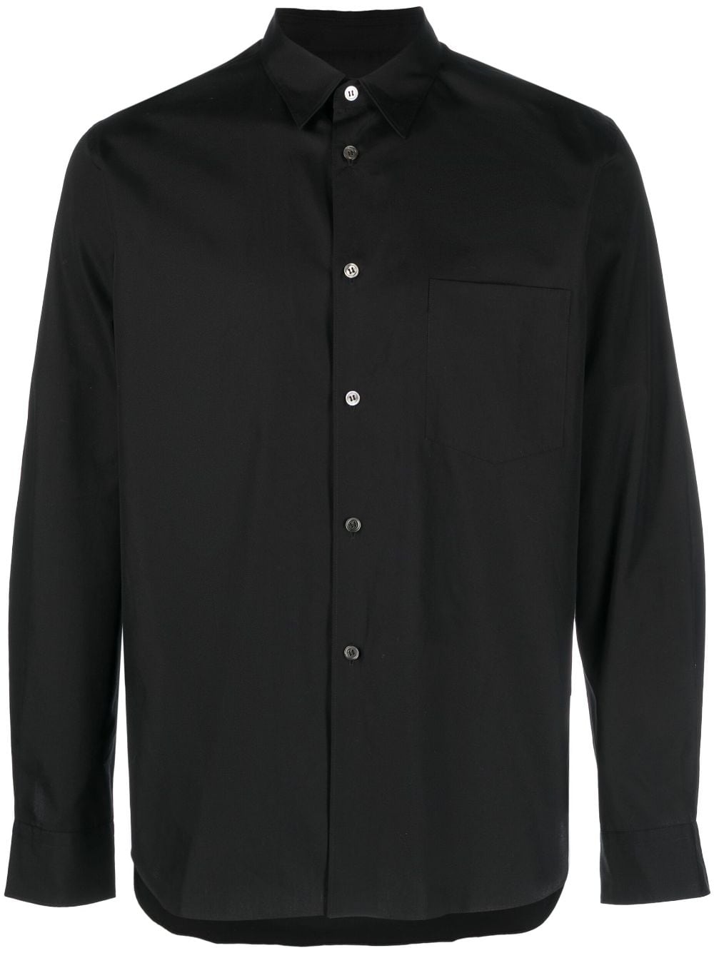 patch-pocket cotton shirt - 1