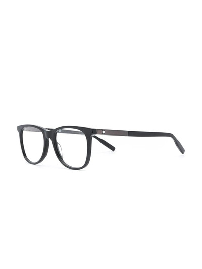 Montblanc square-frame prescription glasses outlook