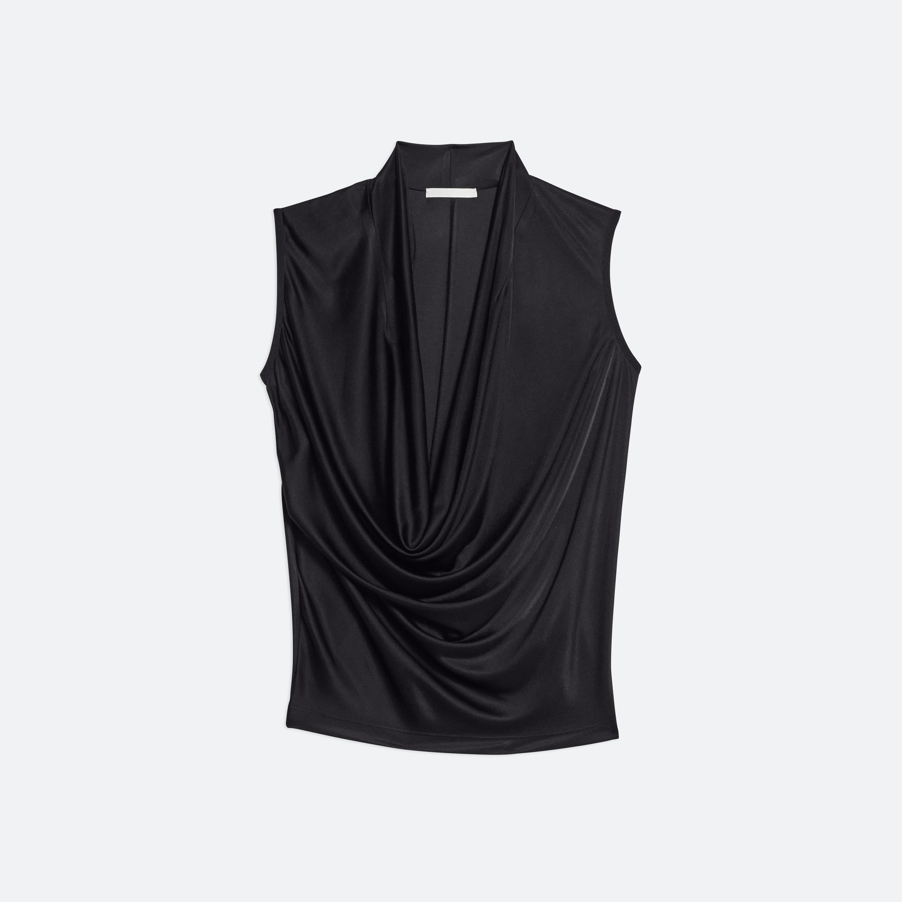 SLEEVELESS COWL TOP - 1