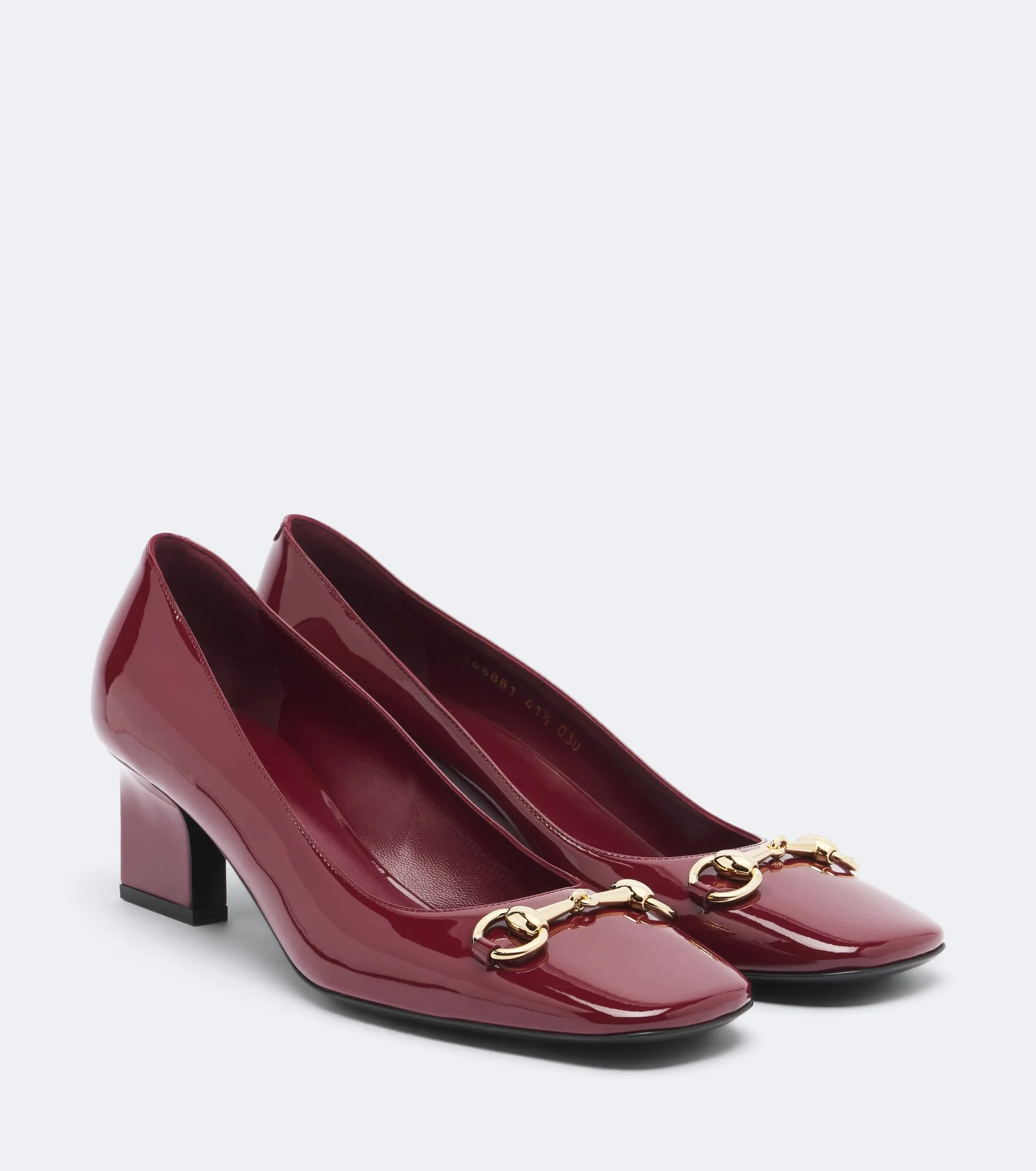 Signora Horsebit patent leather pumps - 1