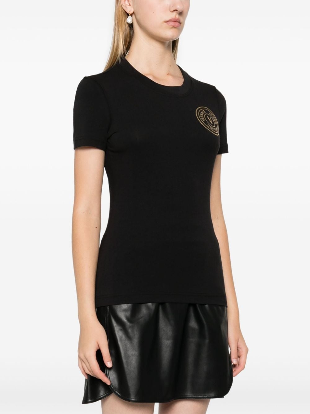 logo-print T-shirt - 3