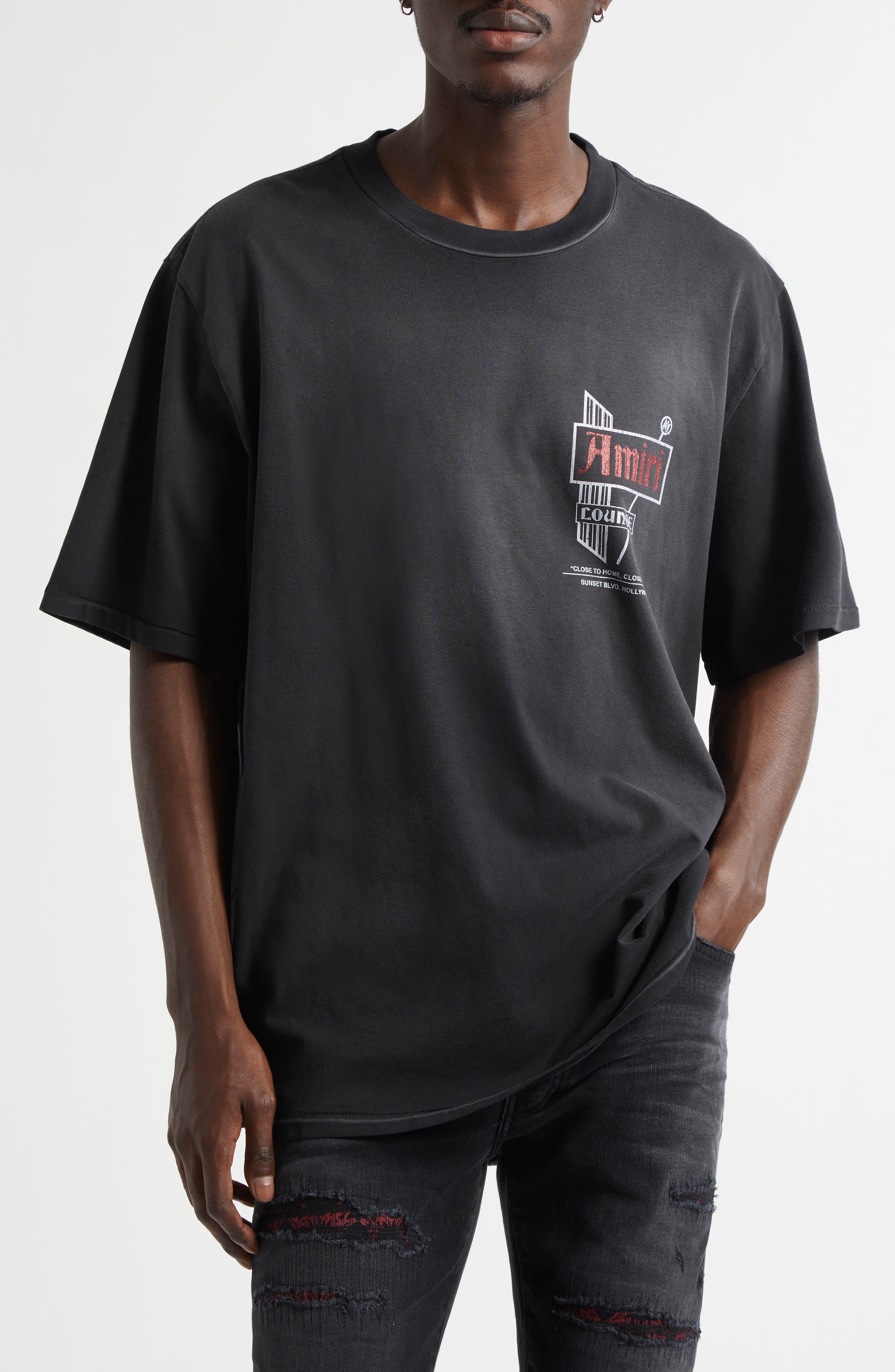 AMIRI Lounge Graphic T-Shirt in Black at Nordstrom - 1