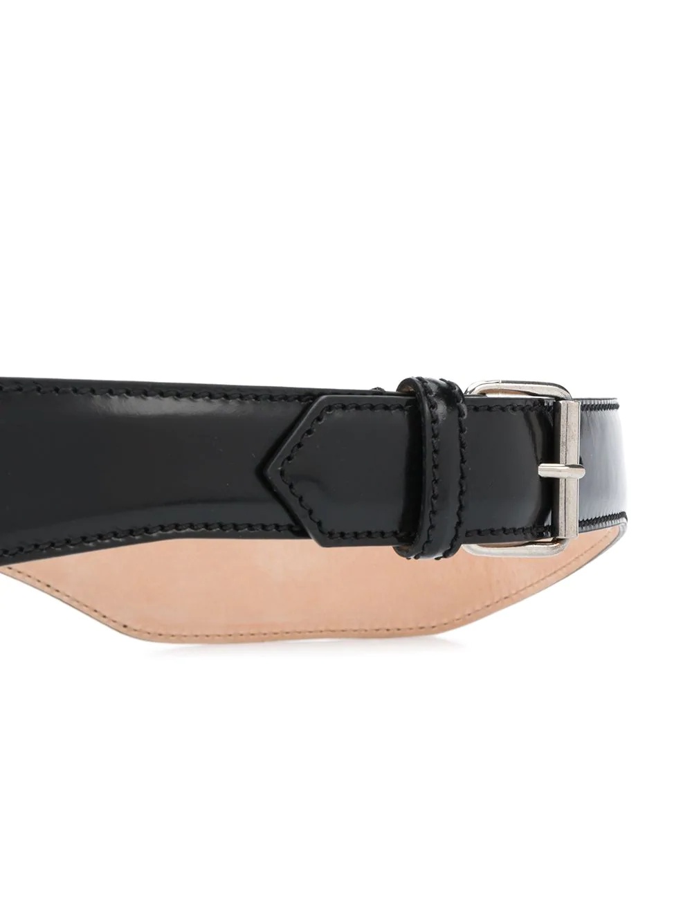 leather waist belt - 2