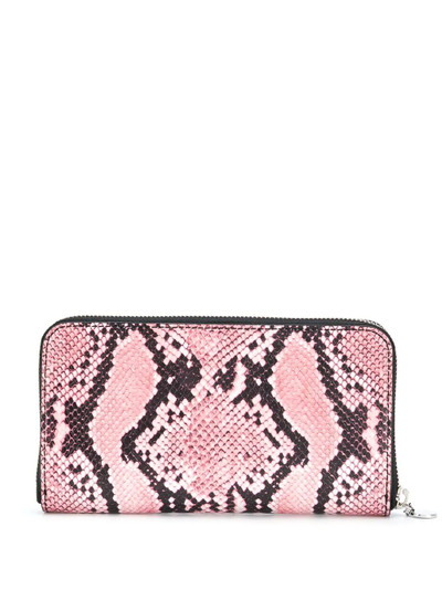 Stella McCartney Stella Logo snake-effect wallet outlook