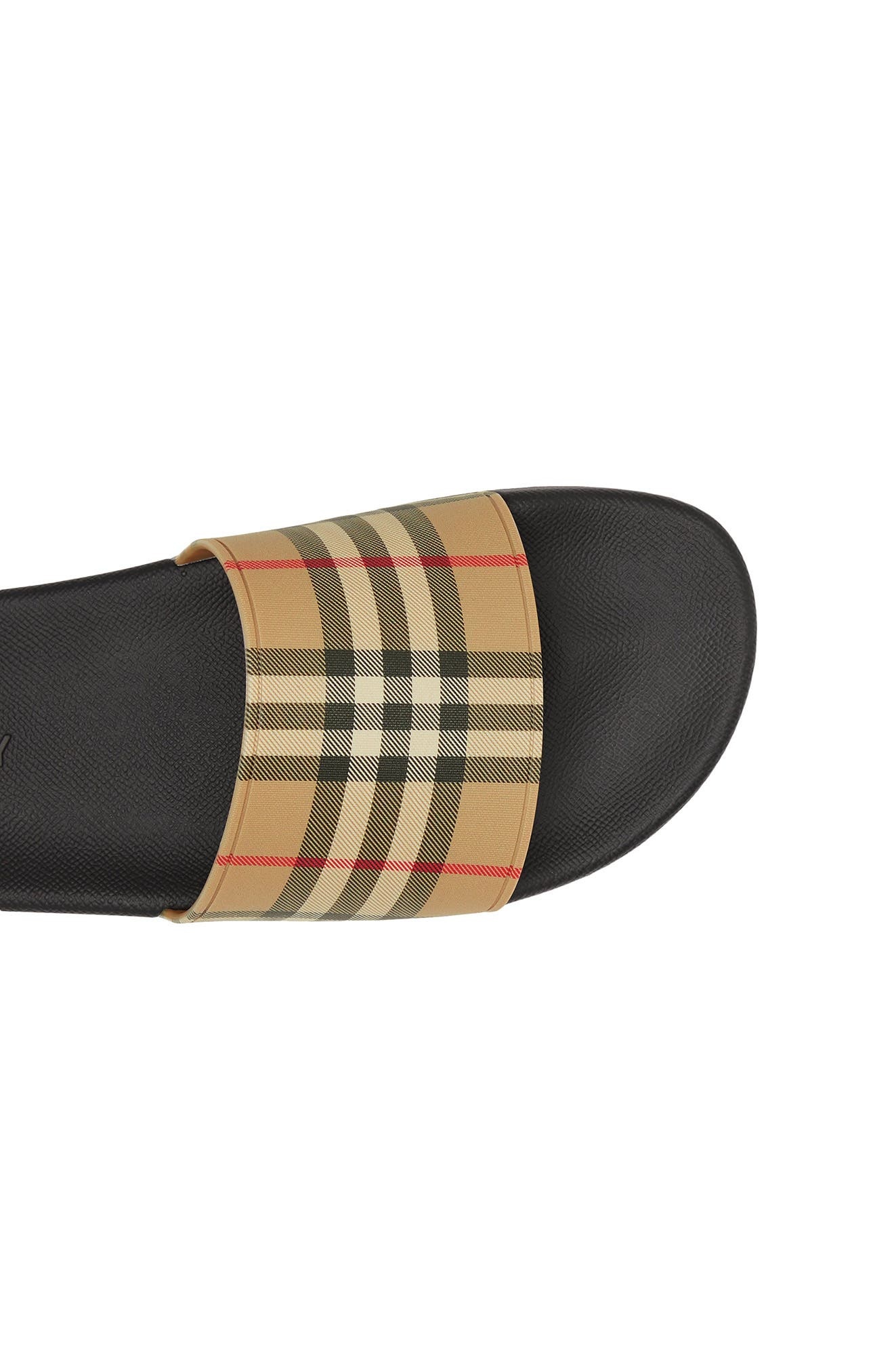 Furley Check Slide Sandal - 7