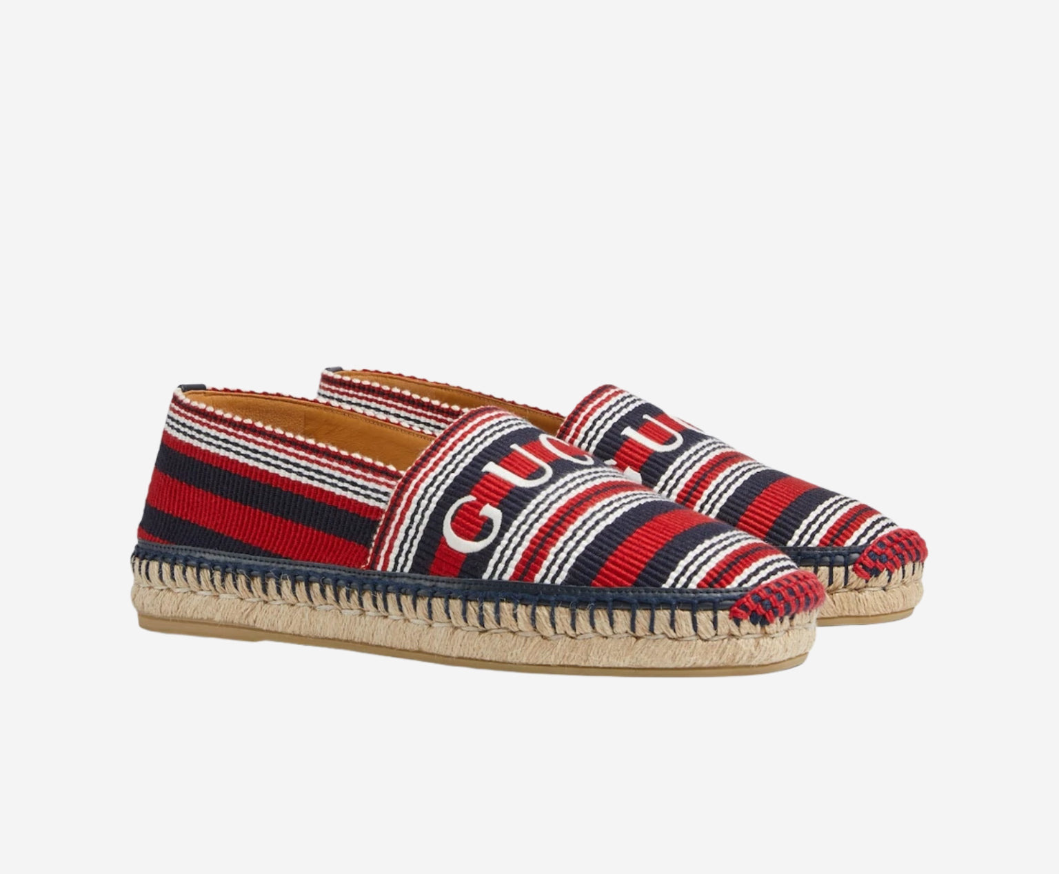 Gucci Logo Canvas Espadrilles - 2