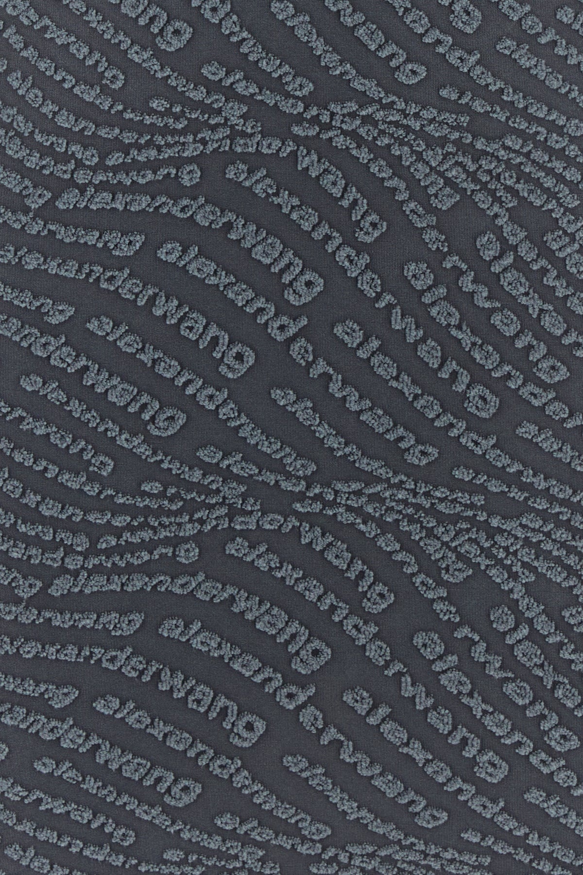 Dark grey stretch polyester mini dress - 3