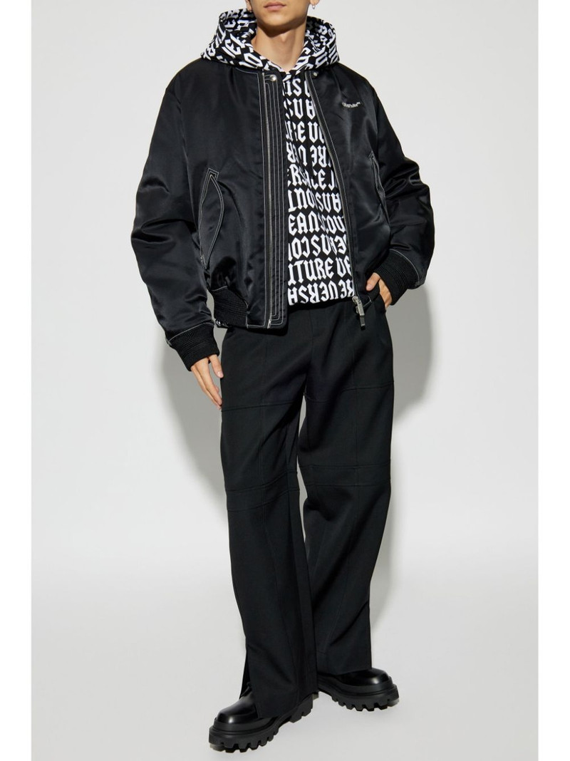 VERSACE JEANS COUTURE logo-print hoodie outlook