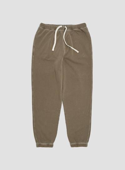 Nigel Cabourn Embroidered Arrow Sweatpant in USMC Green outlook