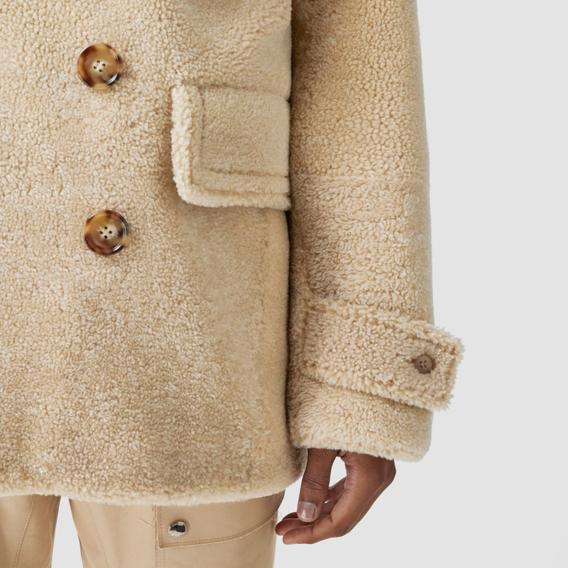 Shearling Pea Coat 6