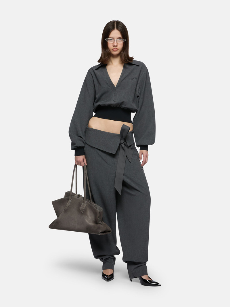 THE ATTICO GREY BLOUSE outlook