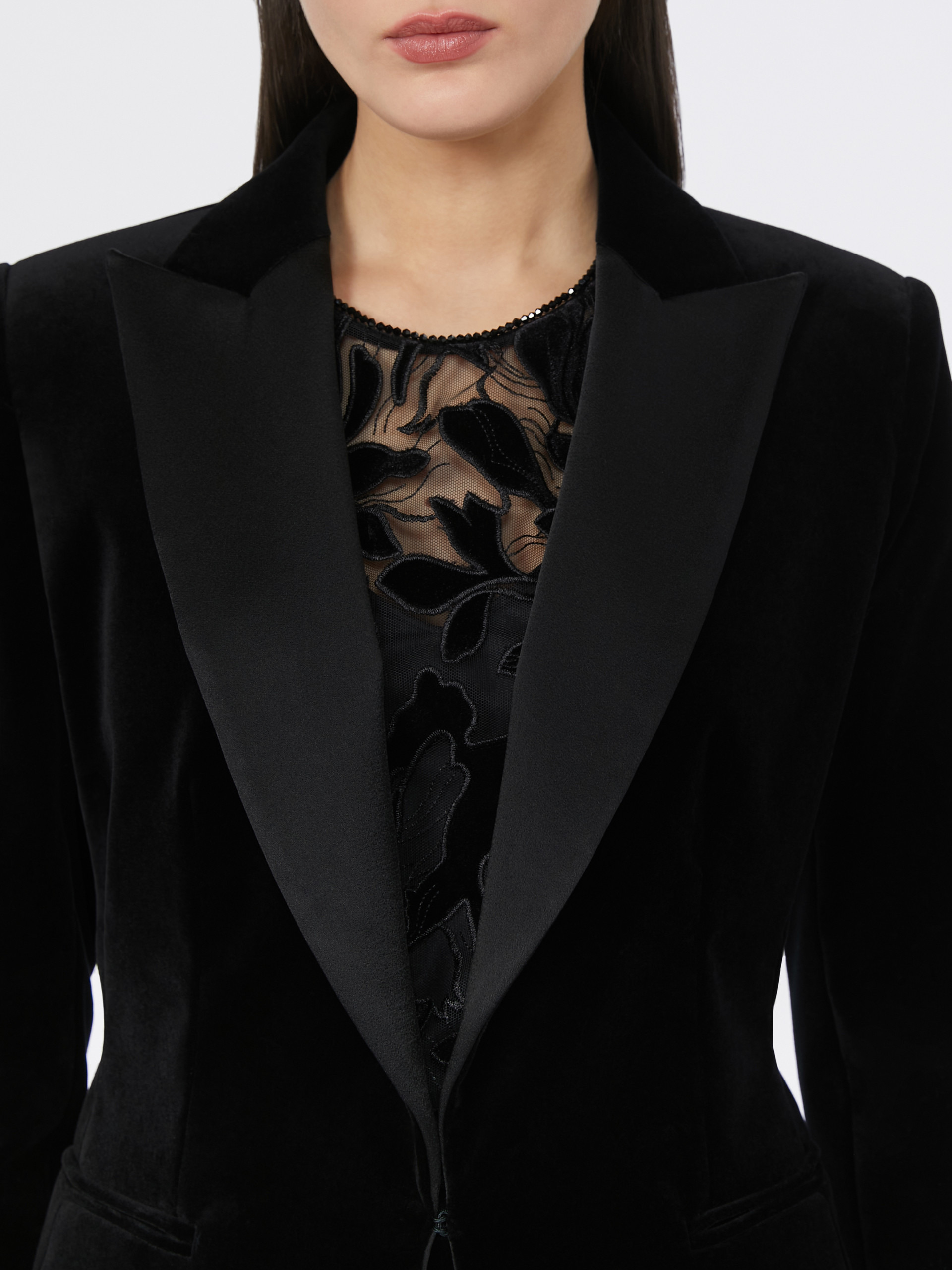 EOLIE Velvet Tuxedo jacket - 5