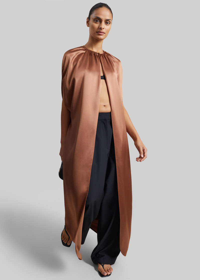 By Malene Birger Dallie Cape - Latte Brown 3