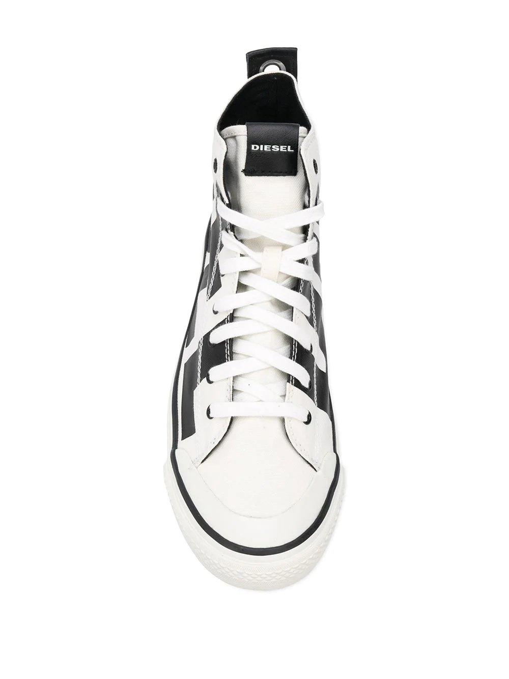 logo print high-top sneakers - 4