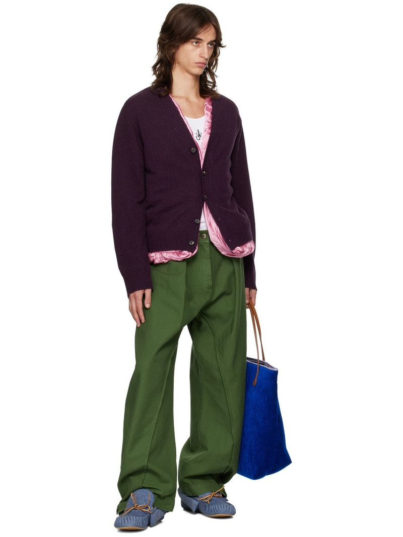 JW Anderson Blue Printed Loafers outlook