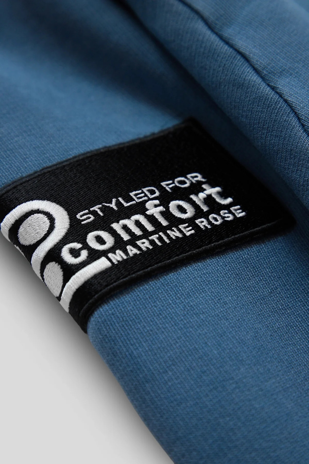 Martine Rose Zip Up Crew Blue - 4