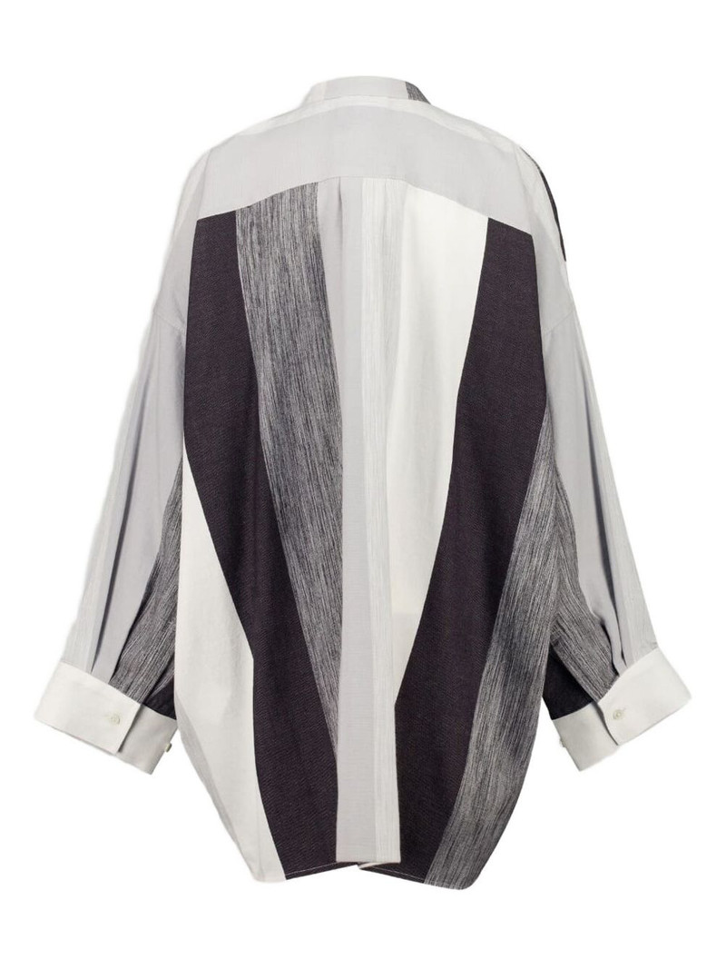 MARRAKSHI LIFE stripe panelled shirt outlook