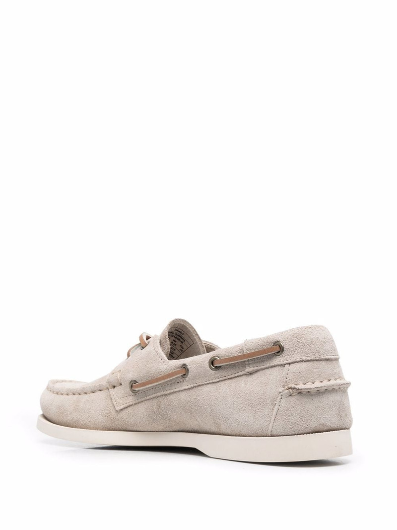 lace-up detail boat shoes 3