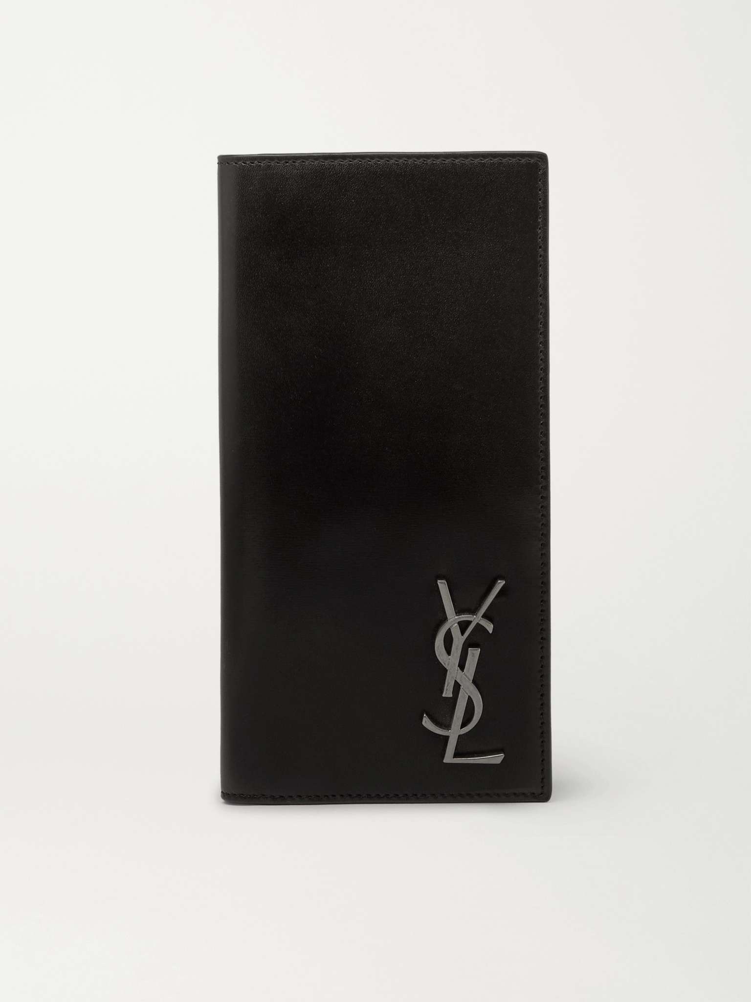 Logo-Appliquéd Leather Billfold Wallet - 1