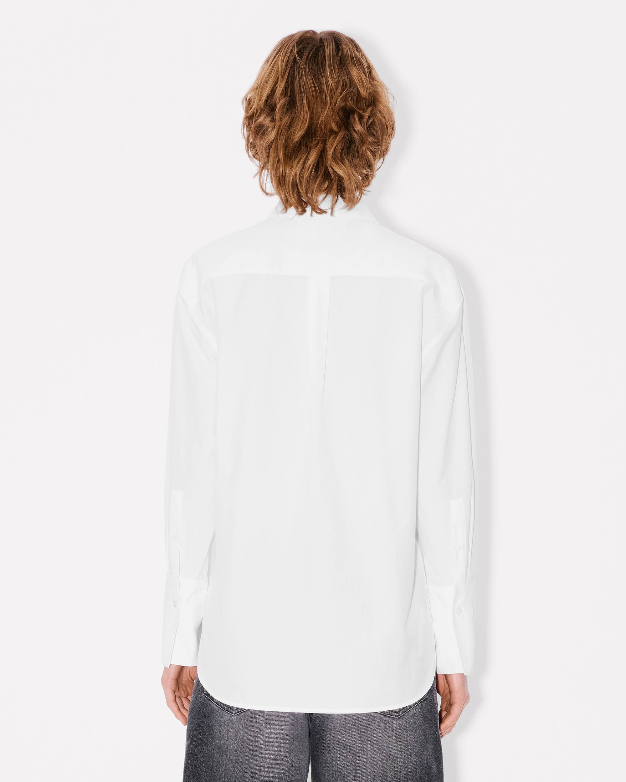 'Boke Flower' pin shirt in cotton poplin - 4