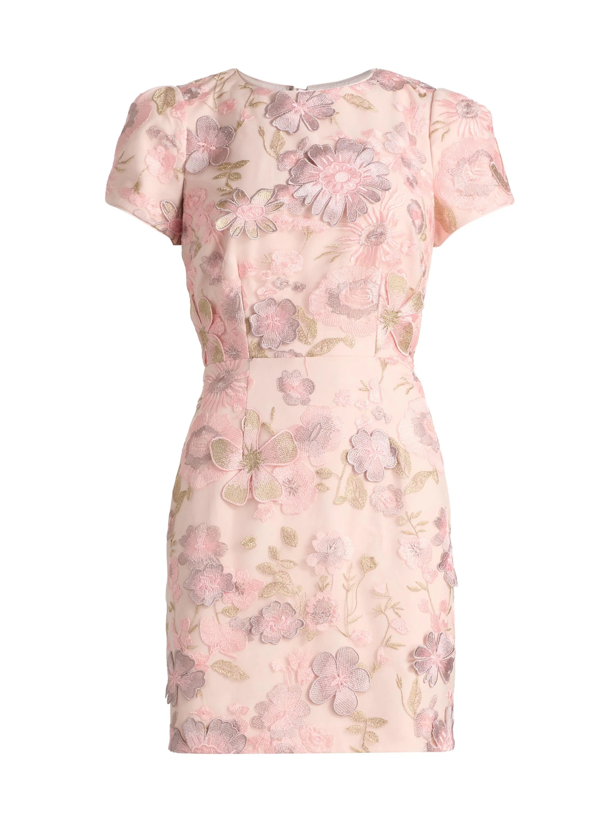 Women's Daisy Floral-Embroidered Minidress - Blush - 1