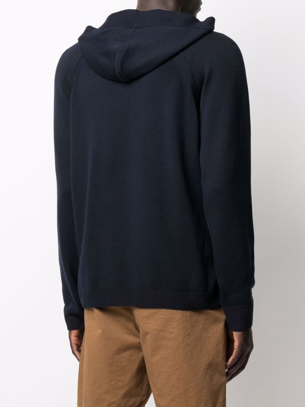 knitted hooded pullover - 4