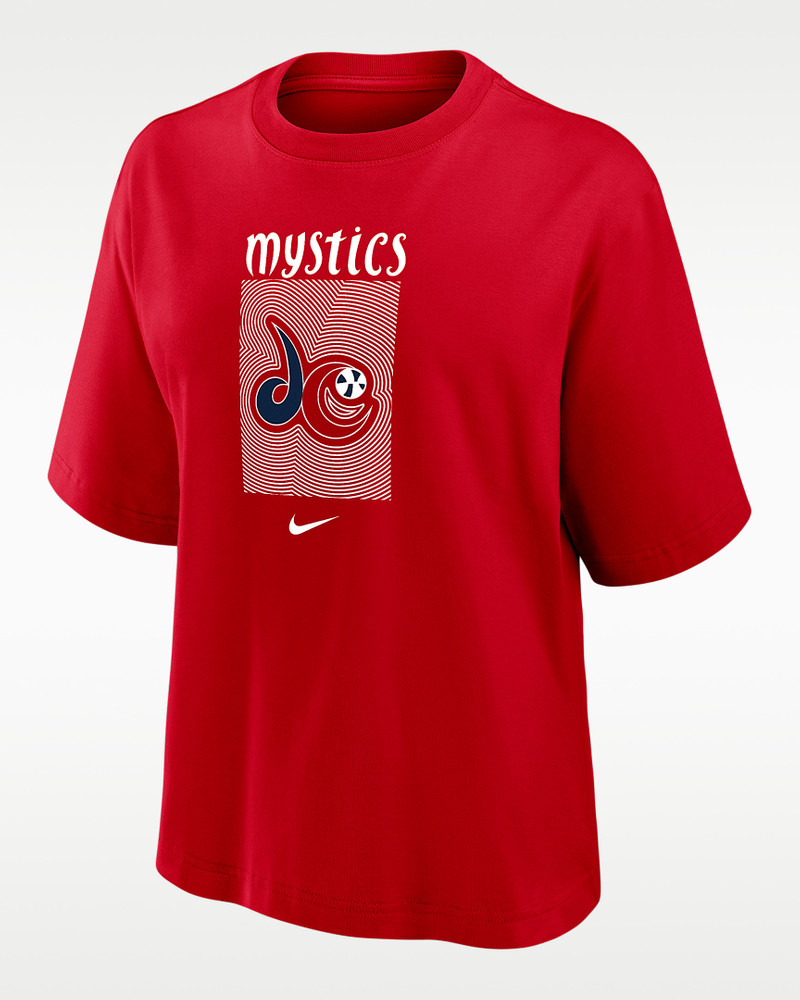 Washington Mystics Women's Nike WNBA Boxy T-Shirt 1