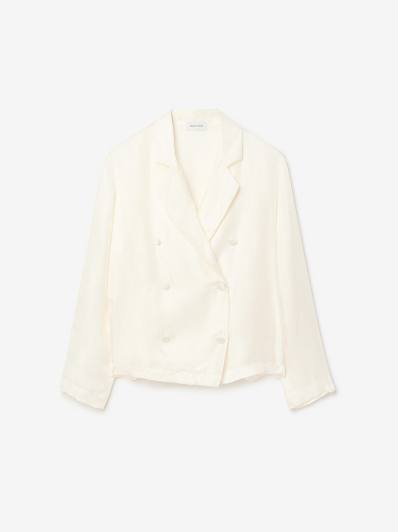 DB Silk Blazer Top 1