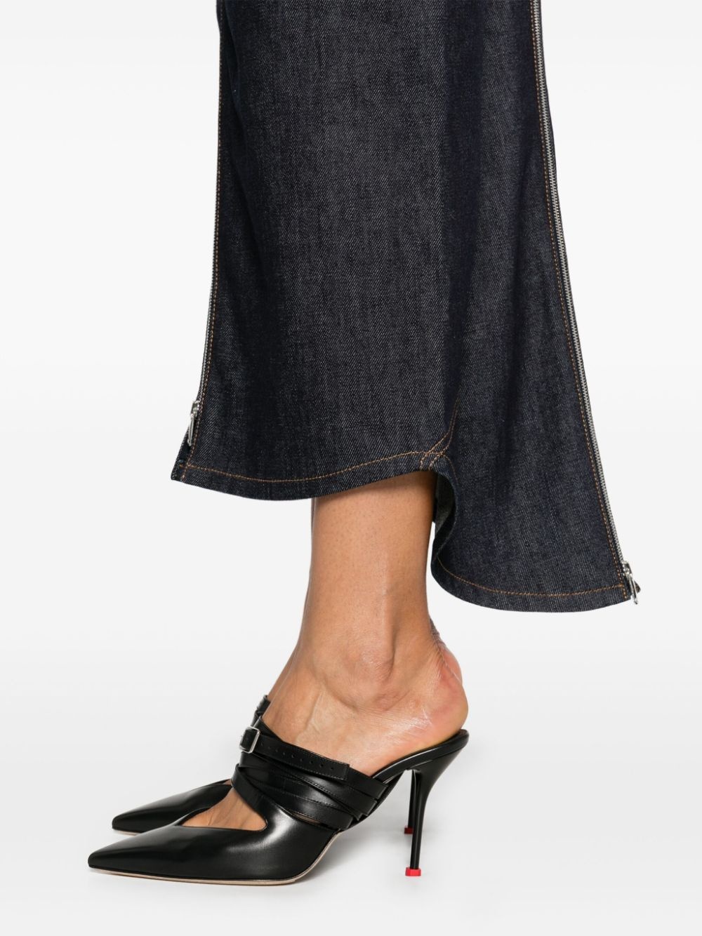 denim maxi skirt - 5
