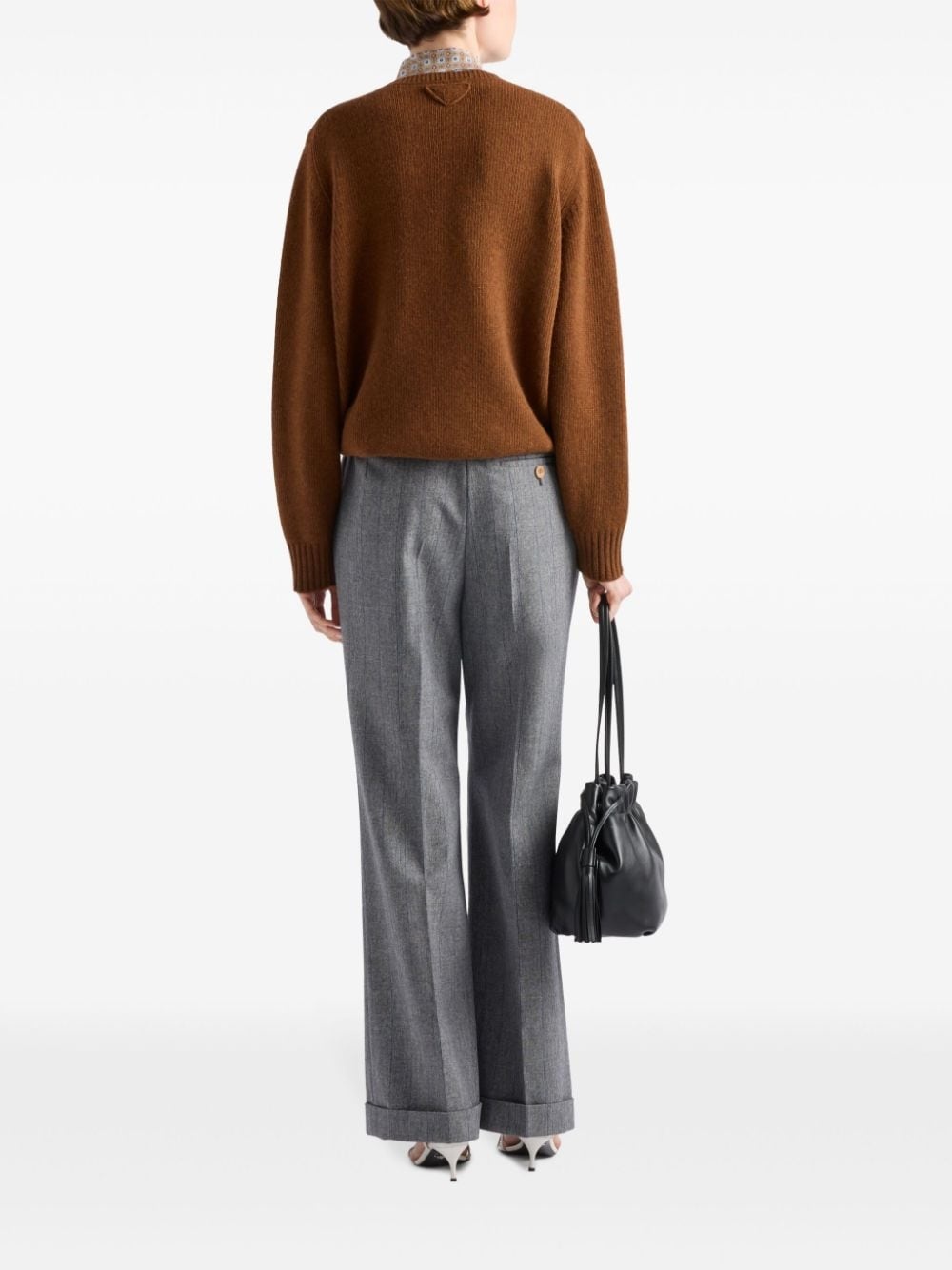 crew-neck wool-cashmere jumper - 3