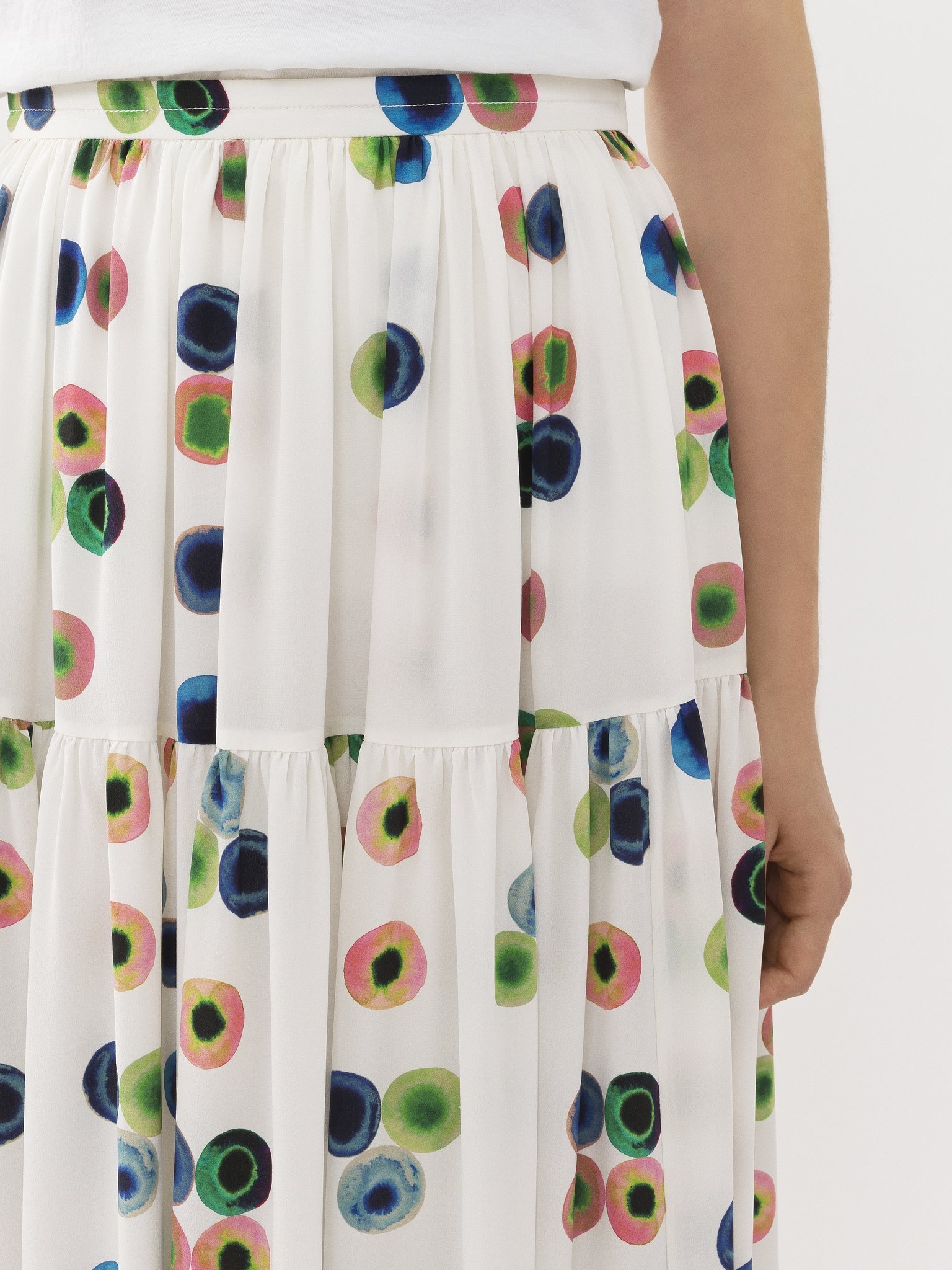 PRINTED MAXI SKIRT - 6