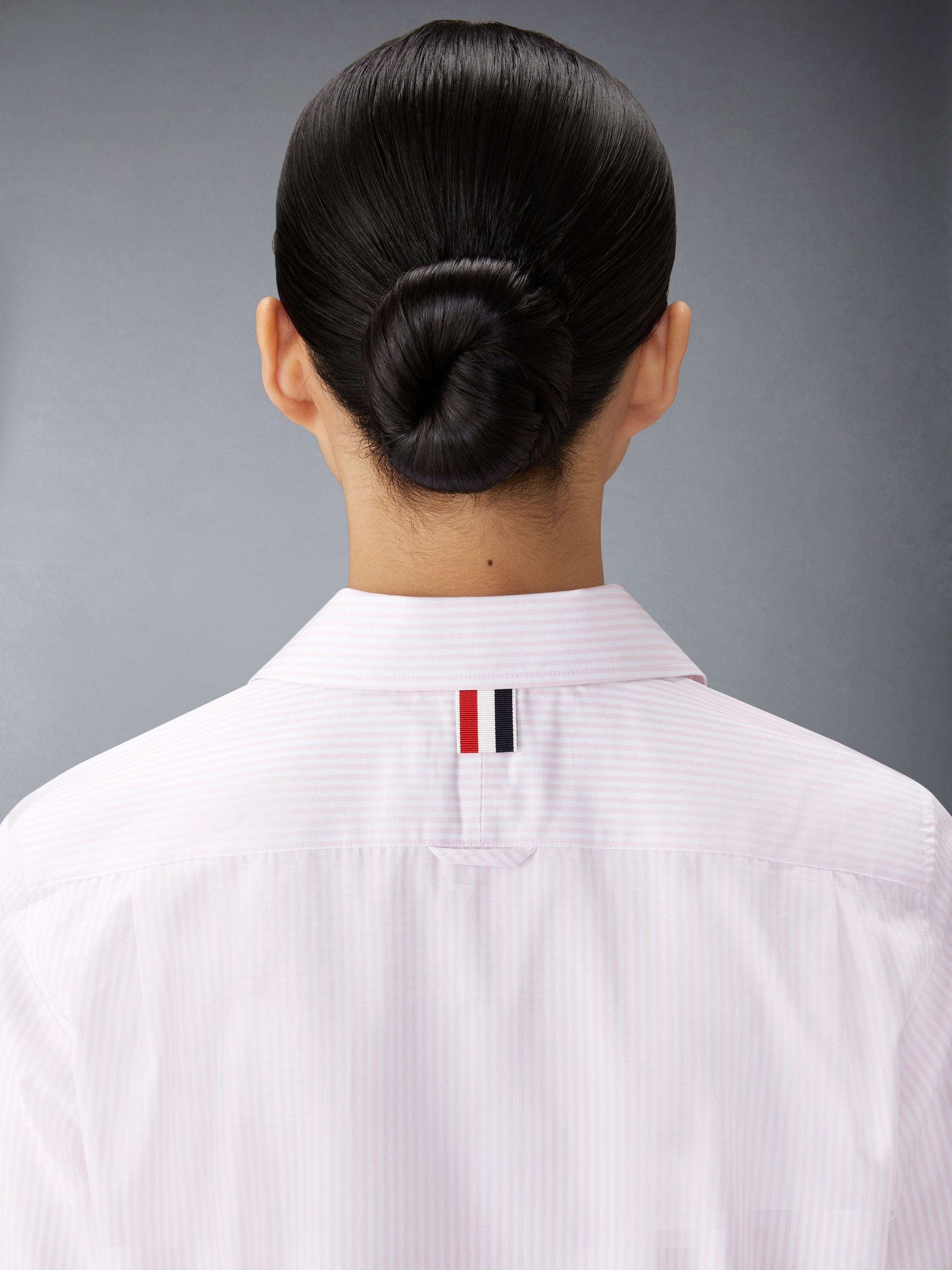 University Stripe Poplin Tucked Blouse - 6