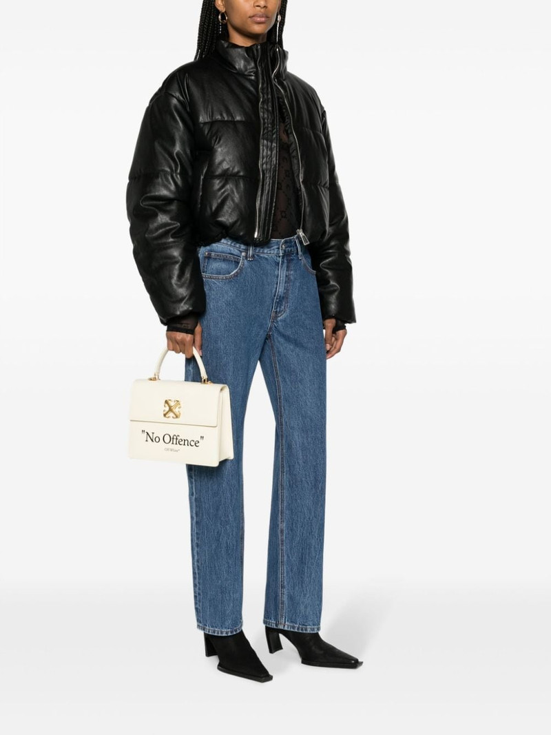 Off-White Jitney leather tote bag outlook