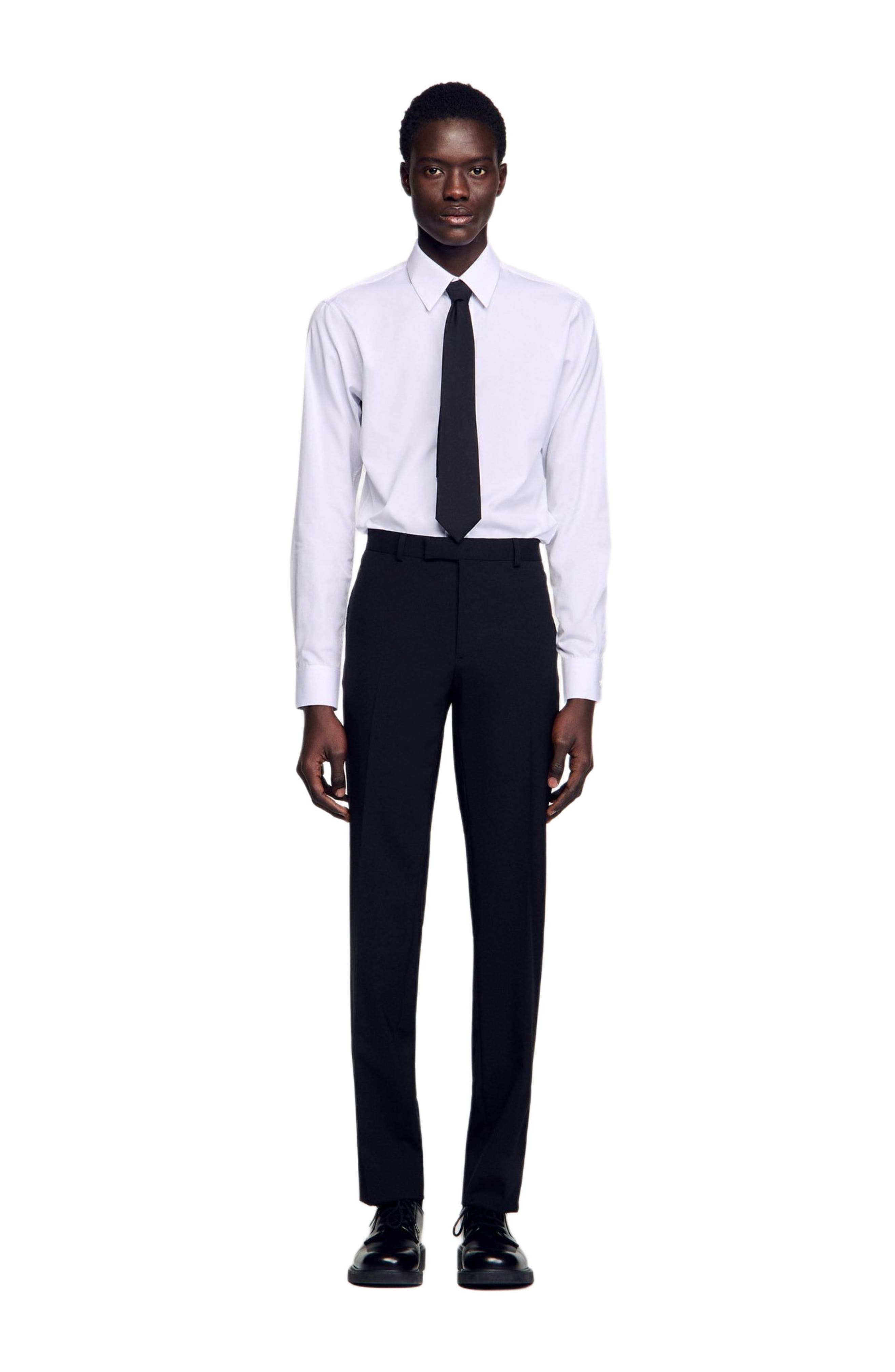 SANDRO Classic suit trousers in Black at Nordstrom - 5
