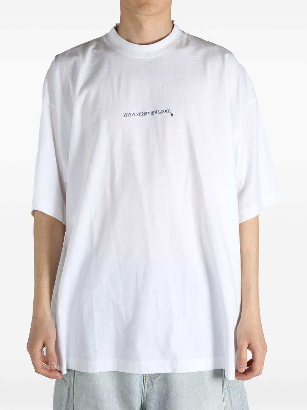logo-print T-shirt - 3