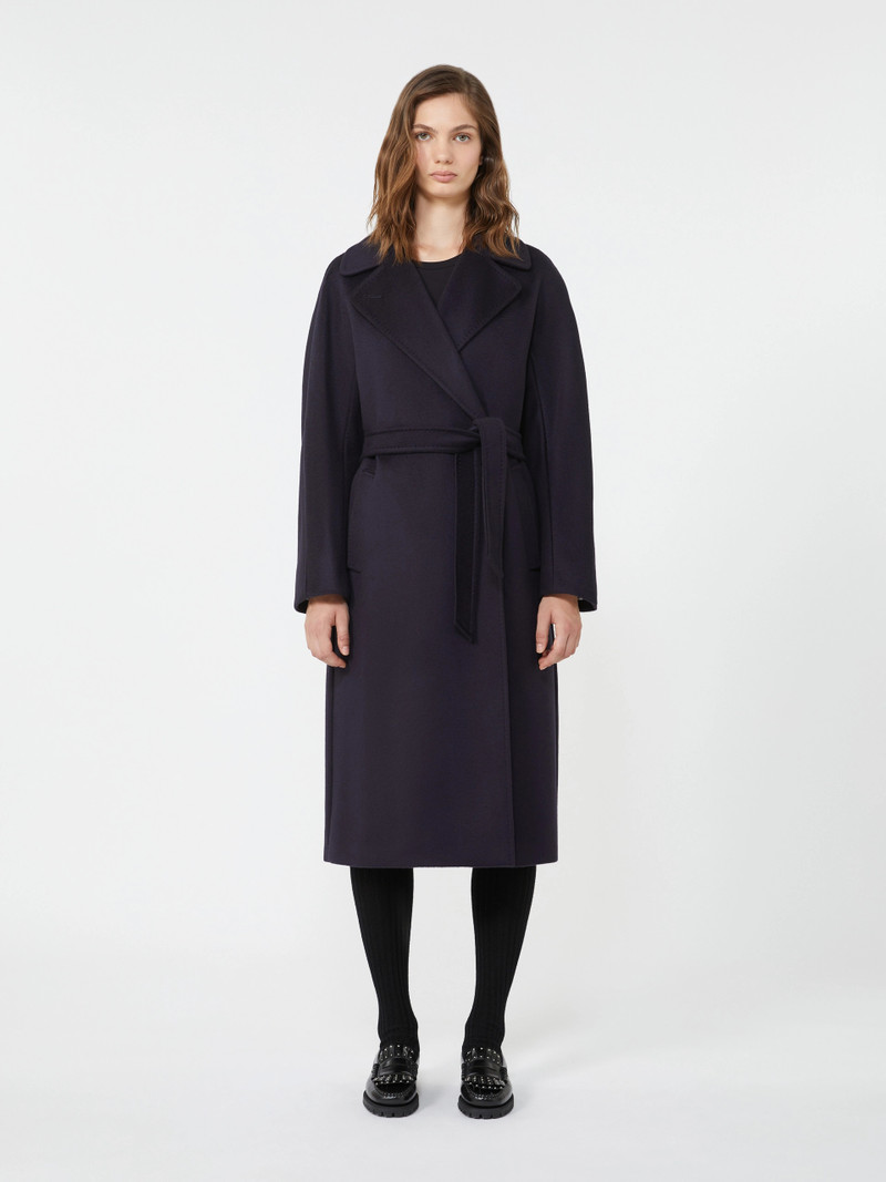 RESINA Wool robe coat - NAVY 3