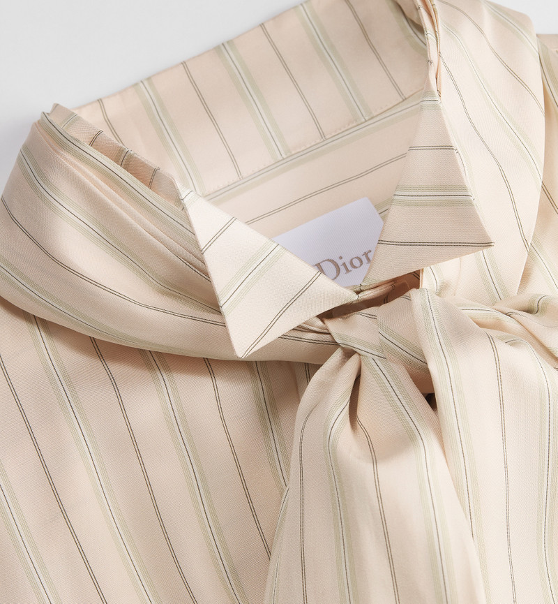 Mid-Length Shirtdress with Tie-Effect Neckline 3