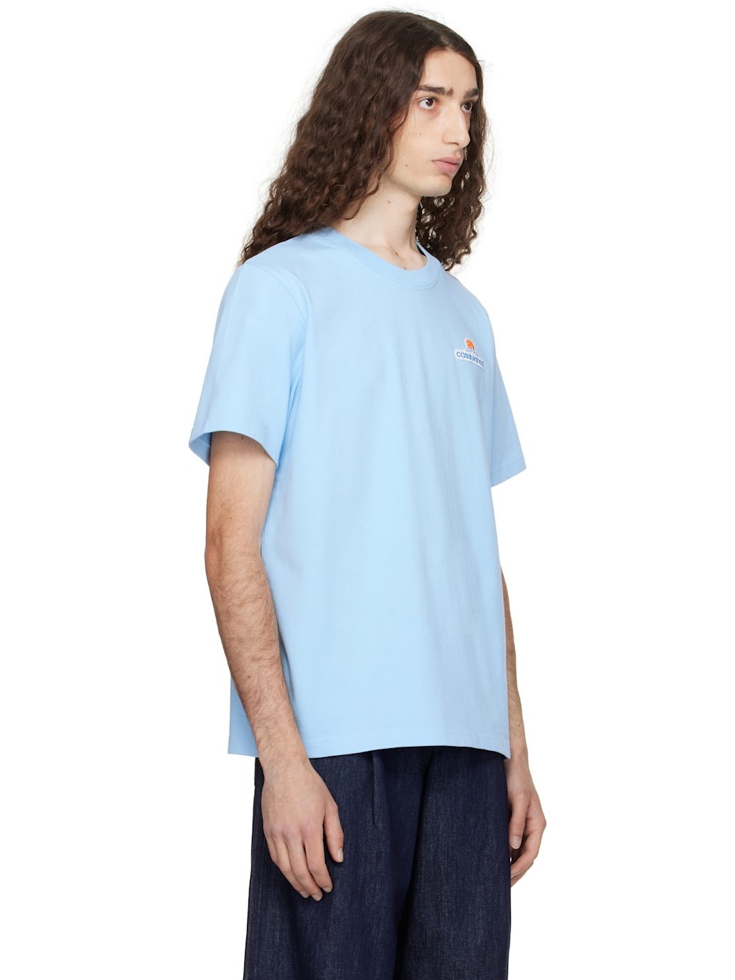 Blue Montagne Patch T-shirt - 2