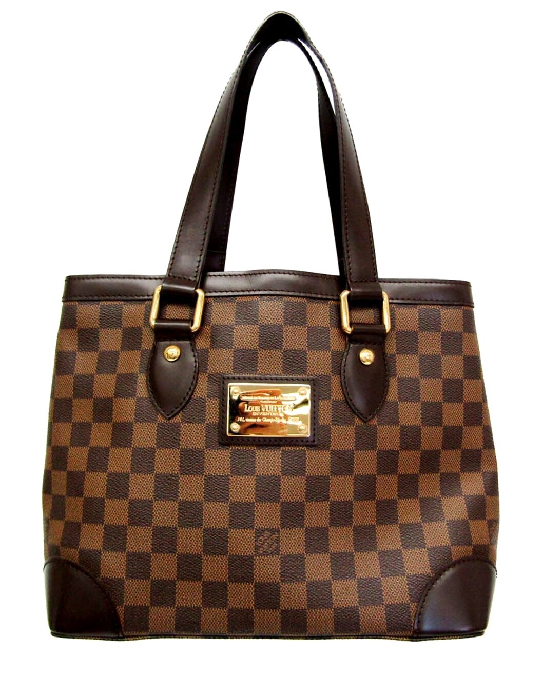 Louis Vuitton Ebene Damier Canvas Shoulder Bag (Authentic Pre-Owned) - 1