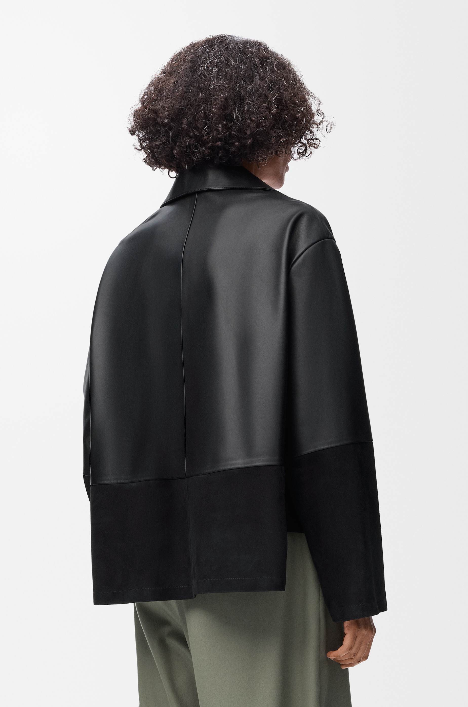 Pyjama blouse in nappa lambskin - 6
