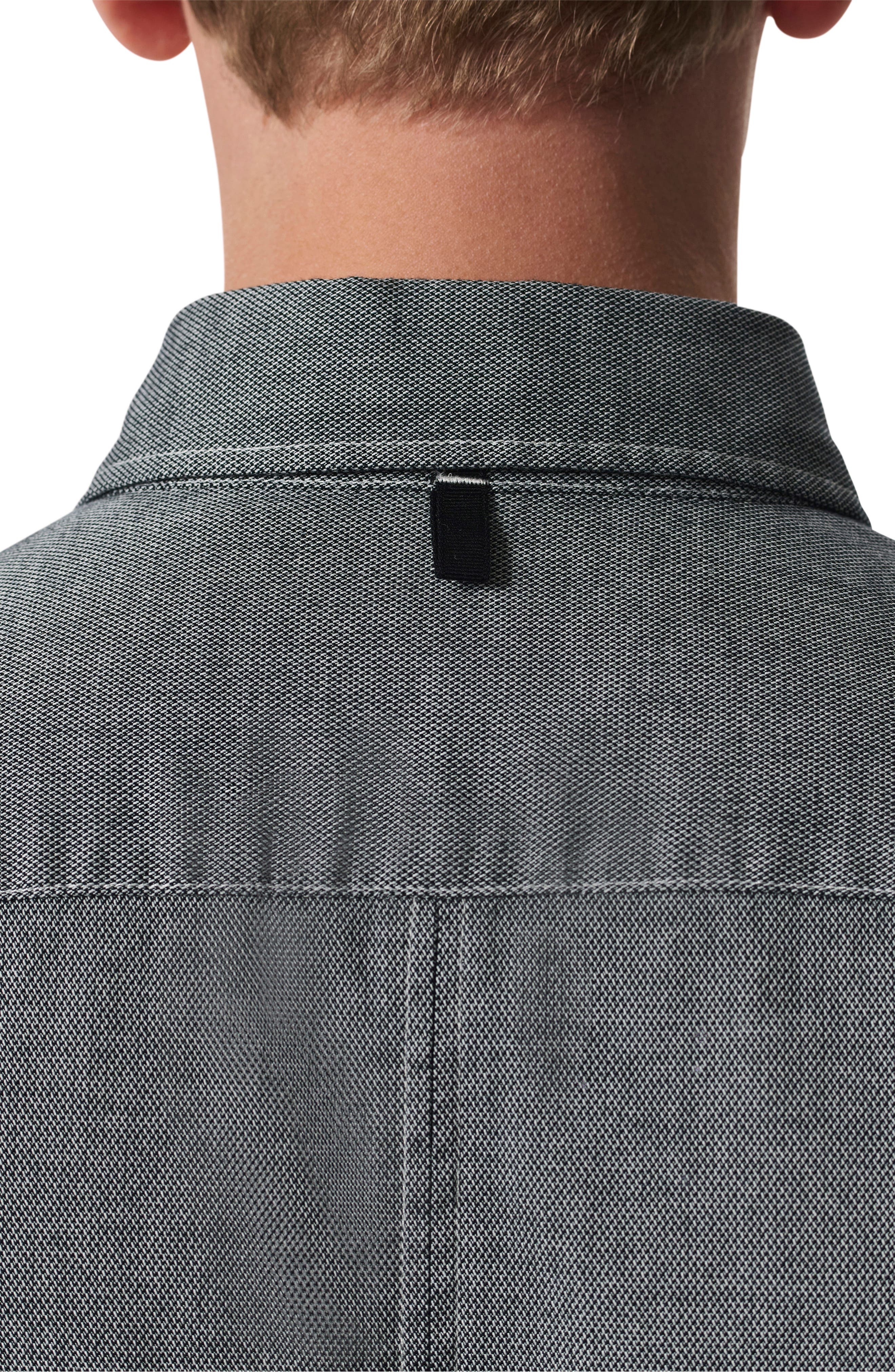 rag & bone Tomlin Cotton Dobby Button-Up Shirt in Pearlgry at Nordstrom - 6
