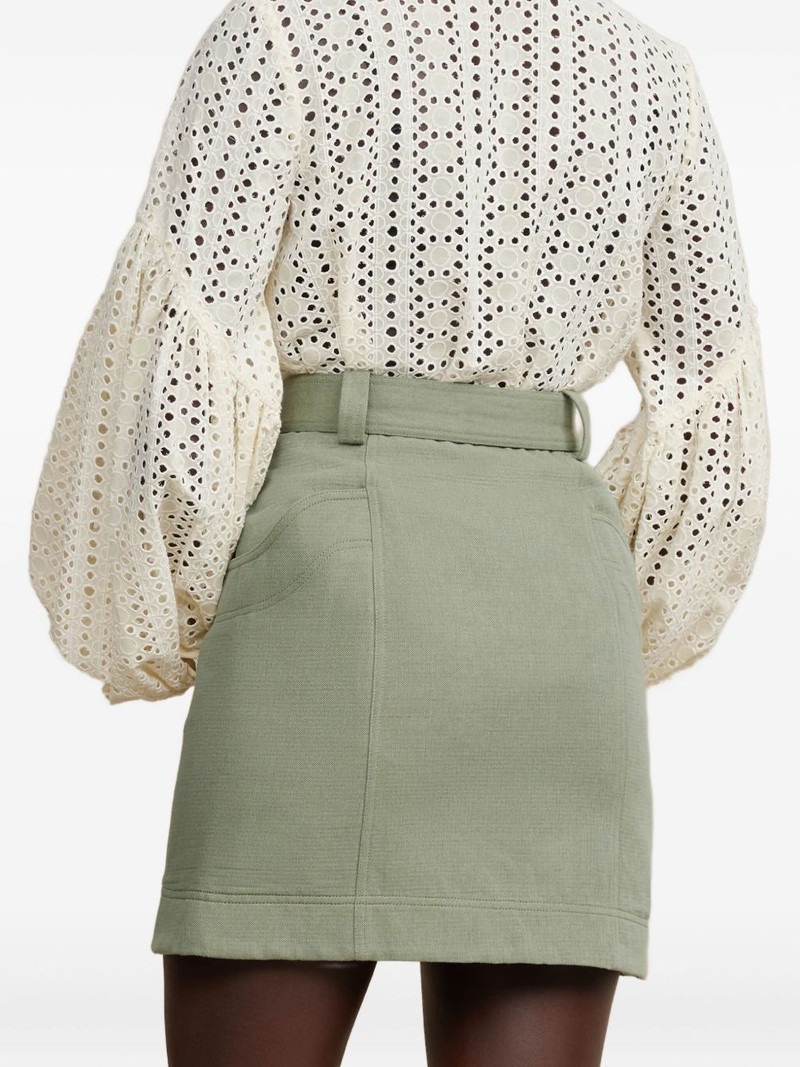 Acler Dunstan cotton mini skirt outlook