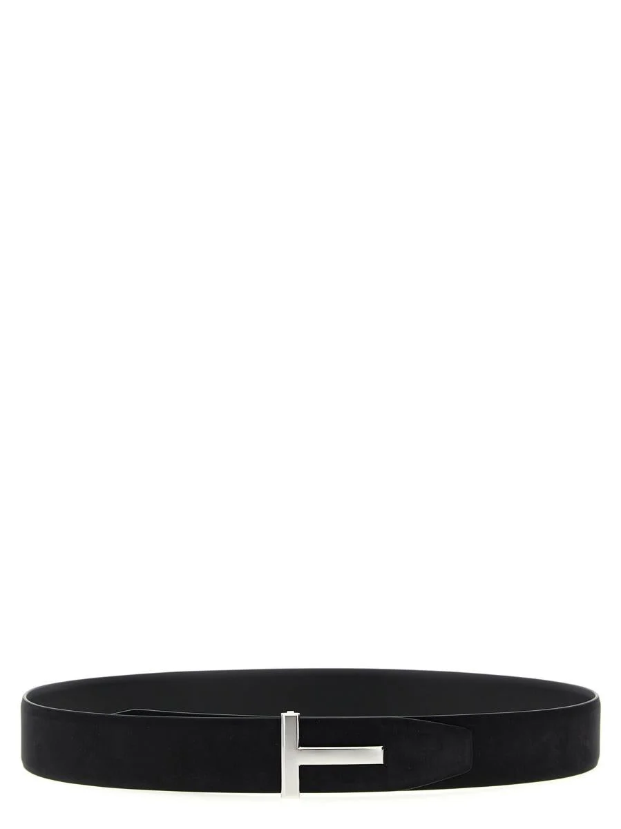Tom Ford 'T' Reversible Belt - 1